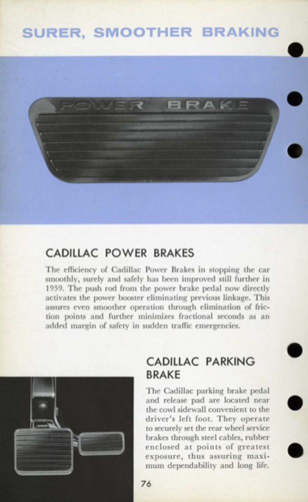 1959 Cadillac Salesmans Data Book Page 127